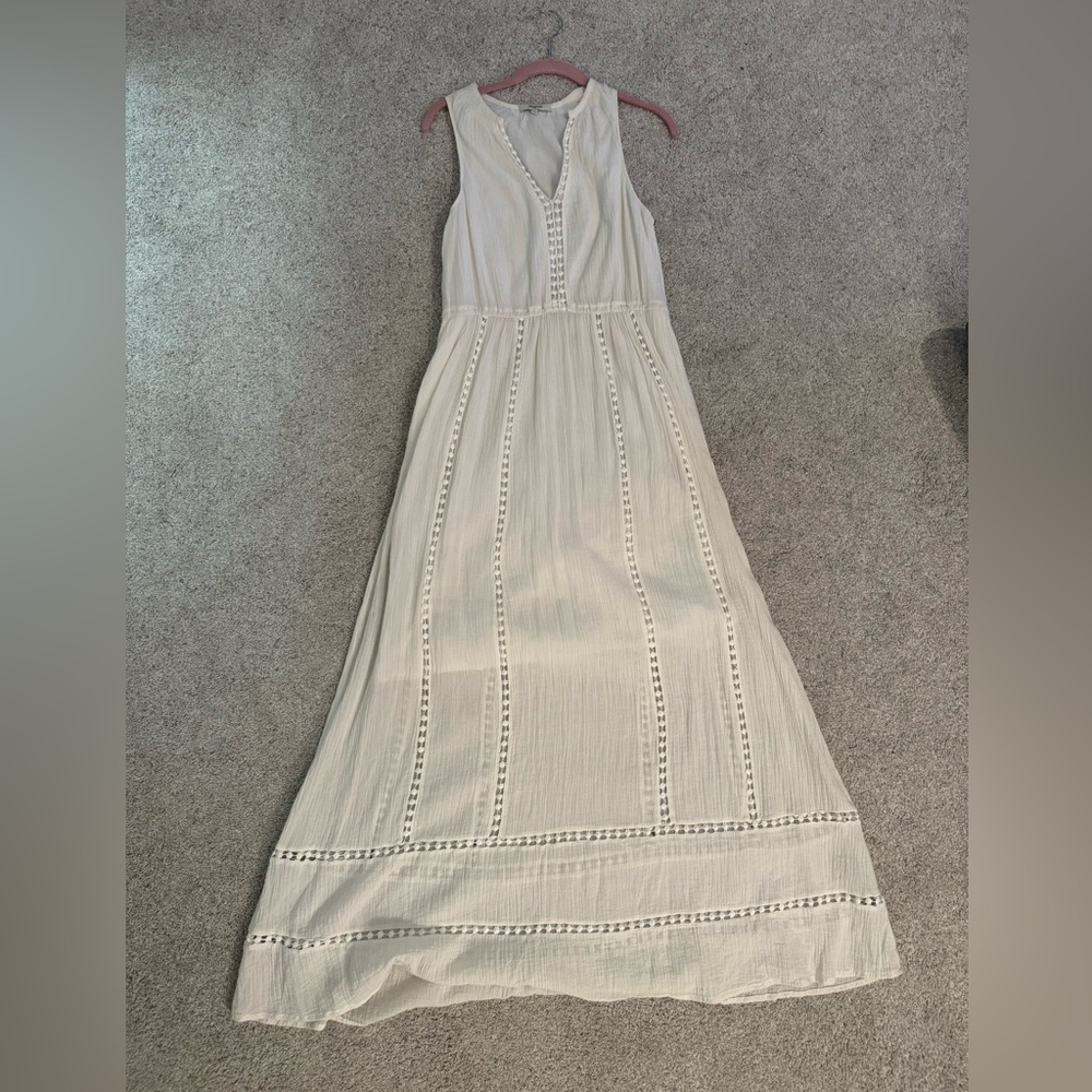 Madewell long white dress
